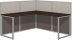 Bush Business Furniture Easy Office 60W L Shaped Cubicle Desk Workstation by BushBusinessFurniture