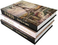 Decorative Books for Home Decor, Beautiful Set of 3. Decorative Boxes, not pages inside. Libros Decorativos para Mesa de Centro, Coffee Table Books. Decorative Boxes for Bookshelf by claubur