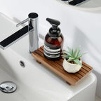 Acacia Wood Riser for Bathroom Counter Tray Decor Kitchen Sink Soap Dish - Image 2