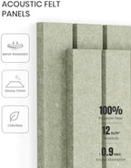 Fluxynara Felt Bulletin Board & Cork Board Alternative 48'' x 36'' - Image 5