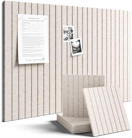 Fluxynara Felt Bulletin Board & Cork Board Alternative 36'' x 24'' - 6 Pack by FLUXYNARA