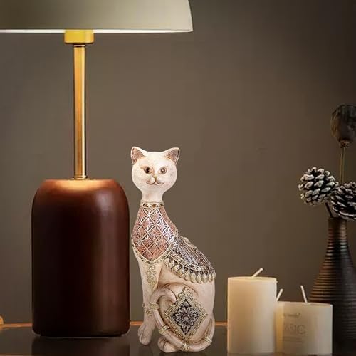 Cat Figurines Home Decor,Boho Cat Decor for Shelf,Birthday Gifts for Women - Image 6