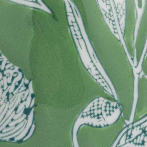 Creative Co-Op Decorative Ceramic Ginger Jar with Lid, Green - Image 4