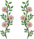 DUOOLN 2Pcs Metal Tree Leaf Wall Decor, Flower Art for Kitchen-Vintage by DUOOLN