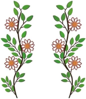 DUOOLN 2Pcs Metal Tree Leaf Wall Decor, Flower Art for Kitchen-Vintage by DUOOLN