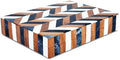 Handicrafts Home White Photo Keepsake Memory Wooden Box with Lid,6x8x1.5 In by HandicraftsHome