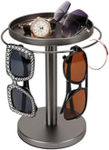 kondyfayo 360 Rotating Sunglass Organizer Glasses Holder (Titanium Black) by KONDYFAYO