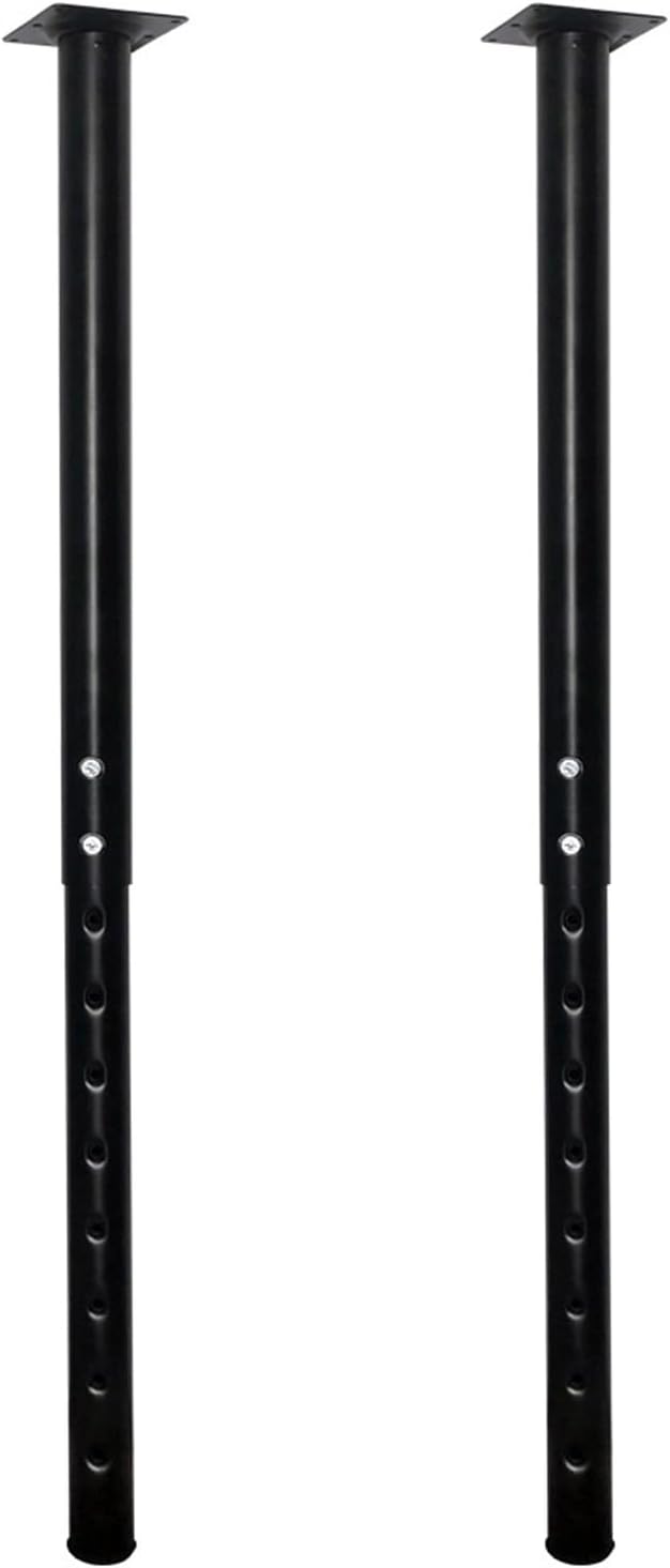 QLLY 24-40 inch Adjustable Metal Table Legs, Heavy Duty DIY Desk Legs by QLLY