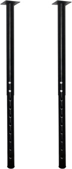 QLLY 24-40 inch Adjustable Metal Table Legs, Heavy Duty DIY Desk Legs by QLLY