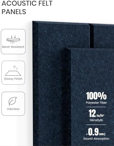 Fluxynara Felt Bulletin Board & Cork Board Alternative 36'' x 24'' - 6 Pack - Image 4