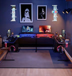 Homaterial 5 Tiers Floating Shelves with Built-in Lights, White - Image 5