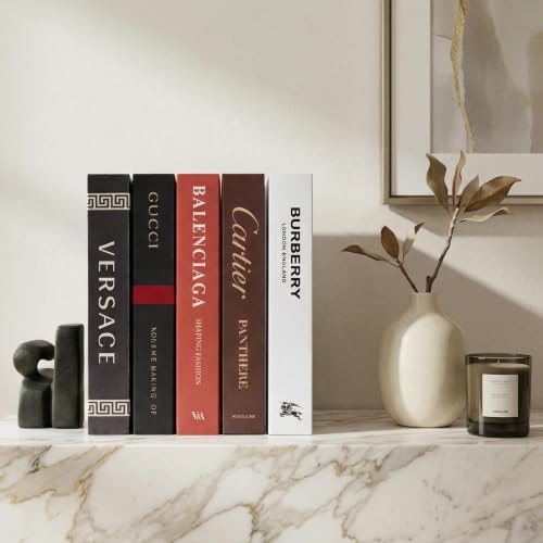 Decorative Faux Books for Home Decor, Foldable Fake Book Set, 5 Pieces - Image 2
