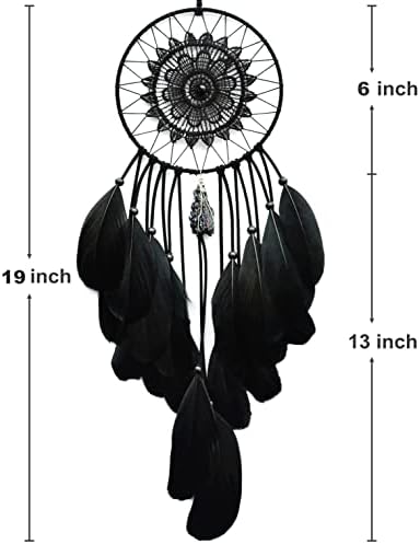 Urdeoms Dream Catchers for Adults Boy Black Dreamcatchers Native Home Decor - Image 6