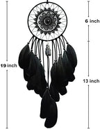 Urdeoms Dream Catchers for Adults Boy Black Dreamcatchers Native Home Decor - Image 6