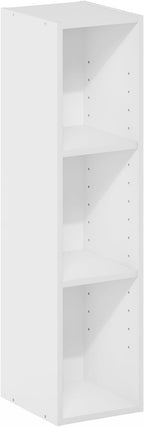 Furinno Fulda Book Shelf, 3-Tier Narrow Bookshelf, Bookcase - Image 7