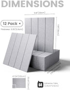Fluxynara Felt Bulletin Board & Cork Board Alternative 48'' x 36'' - Image 2