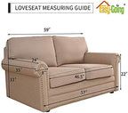 Easy-Going Reversible Couch Cover, 2 Cushion Sofa, Water Resistant Furniture Mat - Image 7
