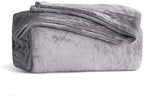 KMUSET Fleece Blanket Grey Queen Size Lightweight Cozy Plush Microfiber Solid by COZYBLANKETHappyHomeLife