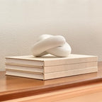Decorative Linen Book Set – Set of 3 Extra Large Real Books | Coffee Table & Shelf Mantle Decor | Modern Home Decoration | Guest Book Journals [Cream/Natural] - Image 2