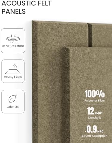 Fluxynara Felt Bulletin Board & Cork Board Alternative 48'' x 36'' - 12 Pack - Image 4