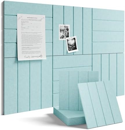 Fluxynara Felt Bulletin Board & Cork Board Alternative 36'' x 24'' - 6 Pack by FLUXYNARA