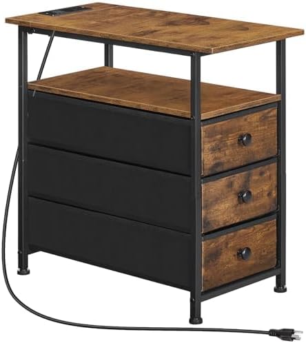 HOOBRO End Table, Narrow Side Table by HOOBRO