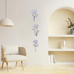 Oubasa Metal Flowers Wall Arts Decor for Bathroom, 6x10 Inches Set of 3 - Image 6