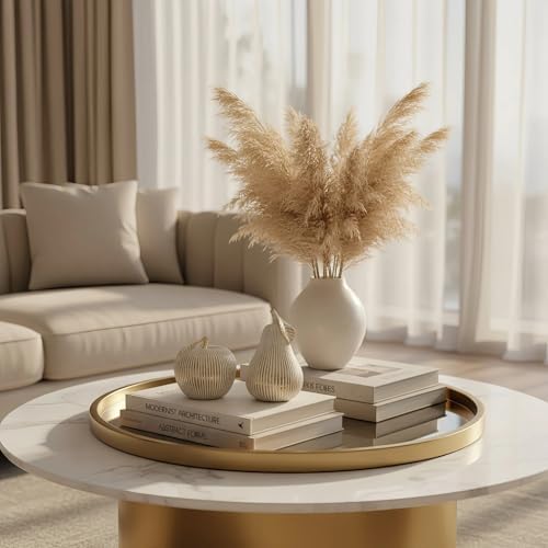 Gold Apple and Pear Decor Set,Retro Fruit Figurines Home Decor, Modern Decorative Ornaments for Living Room Office Desk Shelf Coffee Table, Unique Gift and Tabletop Accent - Image 5