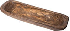 Decorative Wooden Dough Bowl Decor Approx 20 Inch, Hand Carved Spanish Oak by MainEventUSA