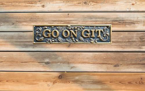 Go On Git Street Sign Retro Funny Wall Decor Metal Tin Signs Fall Season Horror Theme Inappropriate Humor Bar Home College Dorm Decor 16x4 in - Image 6