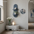Plant Wall Shelf for Wall Decor: Hanging Plant Shelf for Planter, DenimBlue - Image 3
