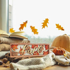 Vintage Fall Leaves Decorations for Office Home Table Mantel Shelf Desk - Image 5