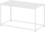 Furinno CAMNUS Coffee Table, Metal Frame Modern Center Table, Rectangular Side - Image 5