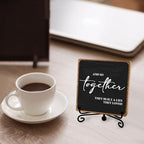 Home Wooden Decor Sign, Farmhouse Plaque with Stand, Warmth Housewarming Gifts for Women Men Family, Table Desk Cubicles Accessories for Living Room Bedroom Home Decorations - Image 4