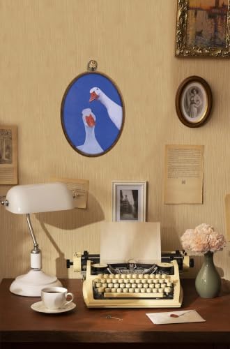 Vintage Whimsical Goose Art, Cottage Core Oval Wall Decor, Waterproof - Image 5