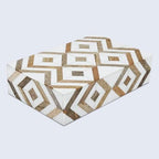Handicrafts Home Small Jewelry Trinket Wood Box with Lid,5x7x1.5 In - Image 3