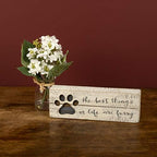 Primitives by Kathy 38231 Hand-Lettered Slat Box Sign, Best Things In Life - Image 3