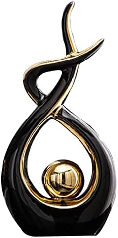Norrclp Home Decor Modern Abstract Art Ceramic Statue Table Decor (Large) by Norrclp