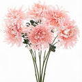 Artificial Chrysanthemum Silk Flowers, 6 Large Bloom Stems 19 Inch by Unknown