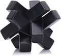Black Knot Decor Knick Knacks for Shelves, Black Geometric Sculpture Statue Modern Decorative Objects Shelf, Black Home Décor Accents, Minimalist Bookcase Tv Stand Coffee Table Entrance Decor Objects by LCCCK
