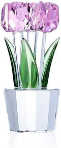 Movdyka Tulips Glass Flowers Crystal Figurines Collectible Art Decor by Movdyka