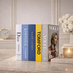 Decorative Faux Books for Home Decor, Foldable Fake Book Set, 5 Pieces - Image 2
