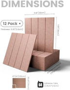 Fluxynara Felt Bulletin Board & Cork Board Alternative 48'' x 36'' - 12 Pack - Image 2