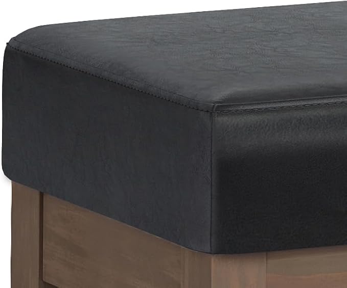 SIMPLIHOME Milltown Large Ottoman Bench - Image 5