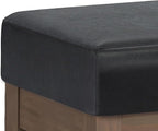 SIMPLIHOME Milltown Large Ottoman Bench - Image 5