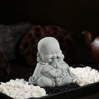 Landical Buddha Sandstone Statues Zen Monk Sculptures,Prayer Buddha - Image 4