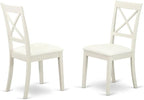 East West Furniture BOC-WHI-LC Boston Dinette Chairs by EastWestFurniture
