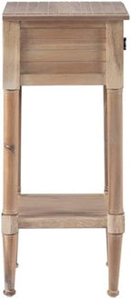 Home Square Wood Accent Starfish Coastal Side Table in Natural - Image 6
