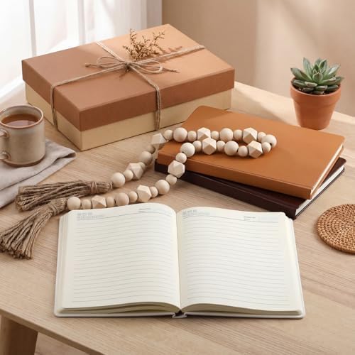 Feifeiya 3 Pieces Faux Decorative Books Set for Home Decor,Vintage Coffee - Image 4