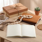 Feifeiya 3 Pieces Faux Decorative Books Set for Home Decor,Vintage Coffee - Image 4